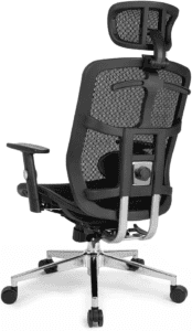 Cadeira Office DT3 Diana, ergonomica com revestimento Mesh Vidartex™, apoio de cabeça 3D, braços 2D e pad anatômico, apoio lombar almofadado com ajuste