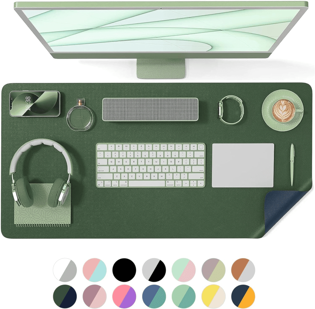 Deskpad Crenovo de couro PU várias cores