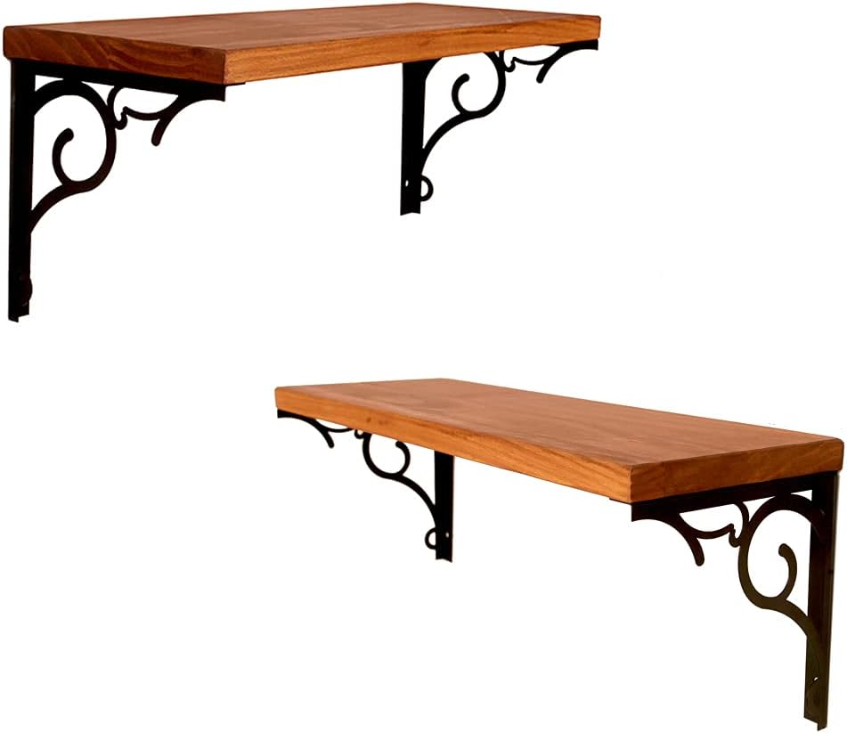 Prateleira industrial rústica