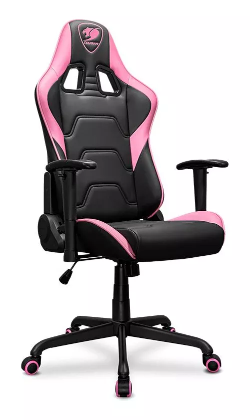 Cadeira gamer Cougar Armor Elite Eva rosa e preto