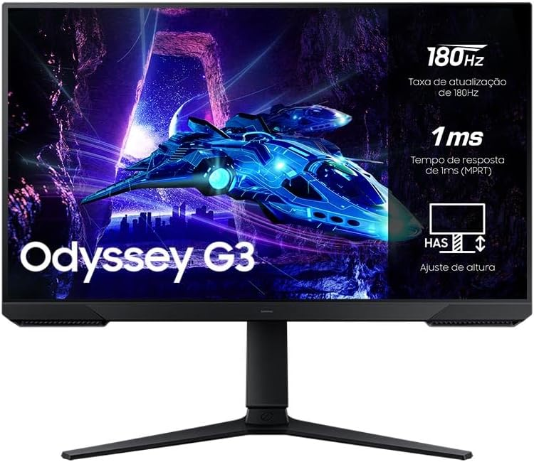 Monitor gamer Samsung Odyssey G3 FHD 27" 180Hz