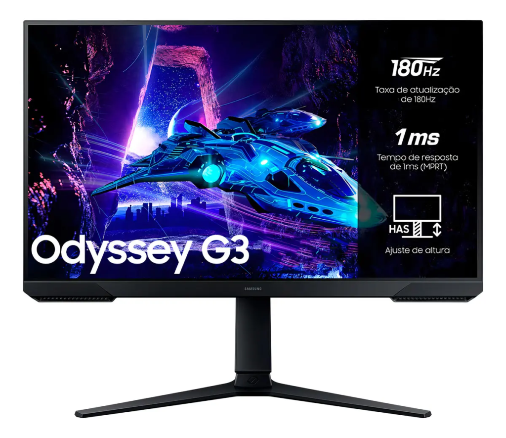 Monitor gamer Samsung Odyssey G3 FHD 27" 180Hz