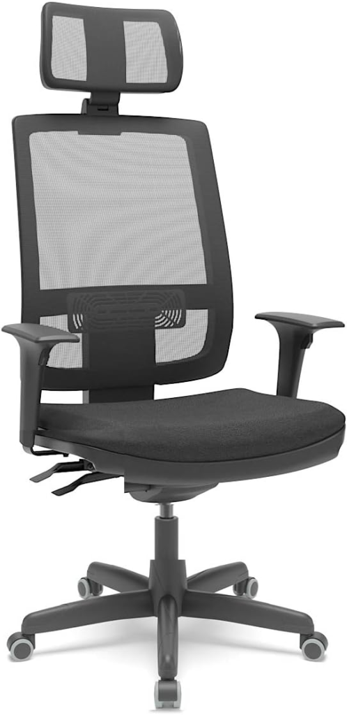Cadeira ergonômica presidente Plaxmetal Brizza