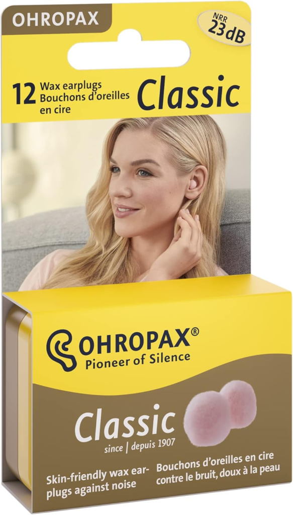 Tampão de ouvido de cera Ohropax Classic